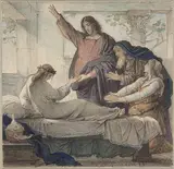 Eduard Bendemann, The Raising of the Daughter of Jairus