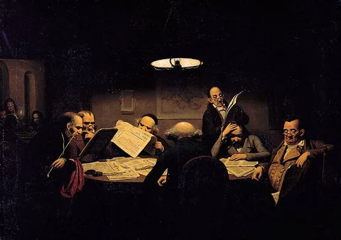 Johann Peter Hasenclever, The reading room
