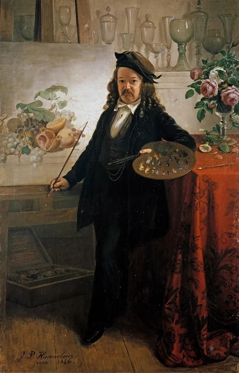 Johann Peter Hasenclever, Portrait of  Johann Wilhelm Preyer