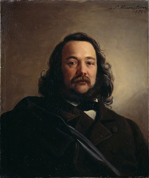 Johann Peter Hasenclever, Portrait of Ferdinand Freiligrath