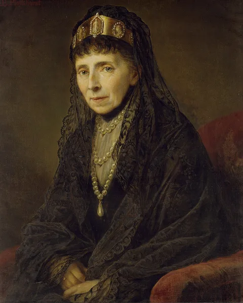 Bernhard Plockhorst, Portrait of Augusta, Empress of Germany