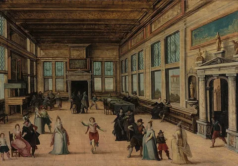 Abel Grimmer, A Ballroom in Renaissance Style