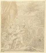 Johannes Voorhout, De Sabijnse maagdenroof