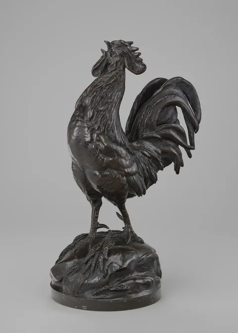 Auguste-Nicolas Cain, French Cock Crowing