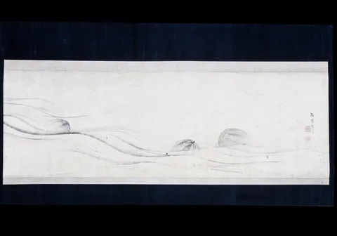 Kōno Bairei, Melons on Waves