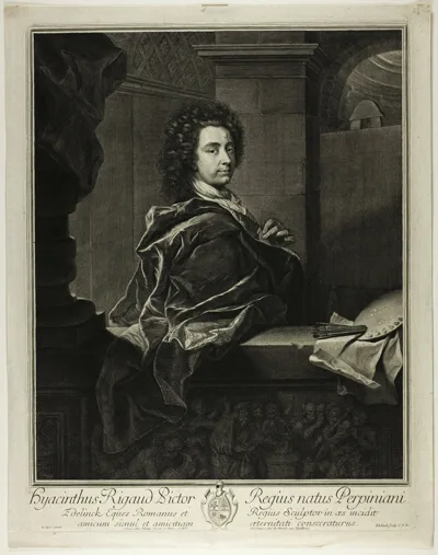 Gérard Edelinck, Hyacinthe Rigaud