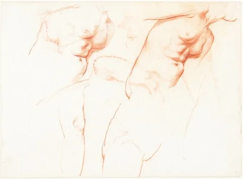 William Blake Richmond, Studies for "The Wise and Foolish Virgins" [recto]