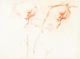 William Blake Richmond, Studies for "The Wise and Foolish Virgins" [recto]