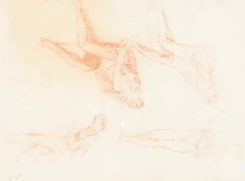 William Blake Richmond, Studies for "The Wise and Foolish Virgins" [recto]