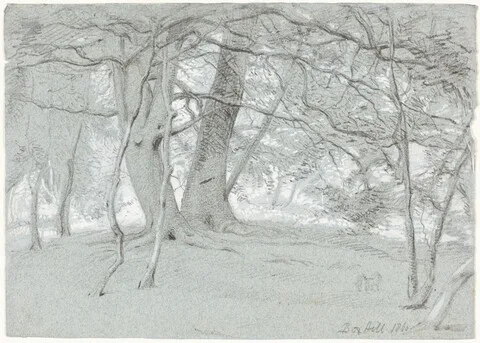 William Blake Richmond, Trees at Box Hill
