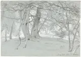 William Blake Richmond, Trees at Box Hill