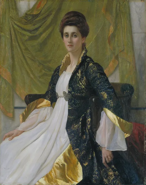 William Blake Richmond, Portrait of Mrs Ernest Moon
