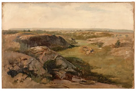 Berndt Lindholm, Undulating Country. Study