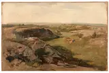 Berndt Lindholm, Undulating Country. Study
