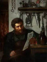 Karel Purkyně, Portrait of the Blacksmith Jech