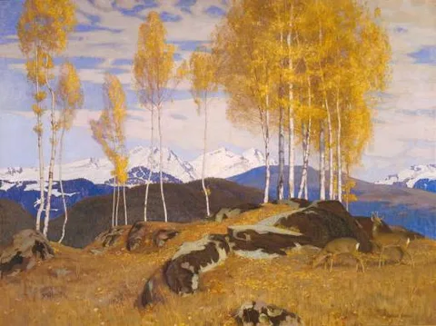 Adrian Scott Stokes, Autumn in the Mountains