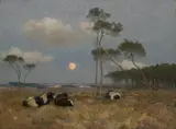 Adrian Scott Stokes, Moonrise on the Zuyderzee