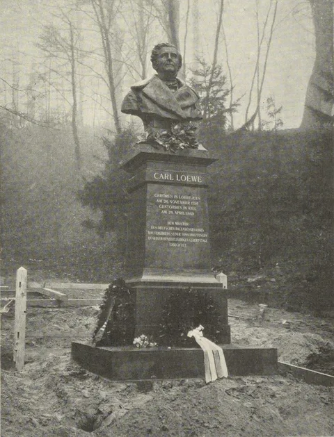Fritz Schaper, Carl Loewe memorial