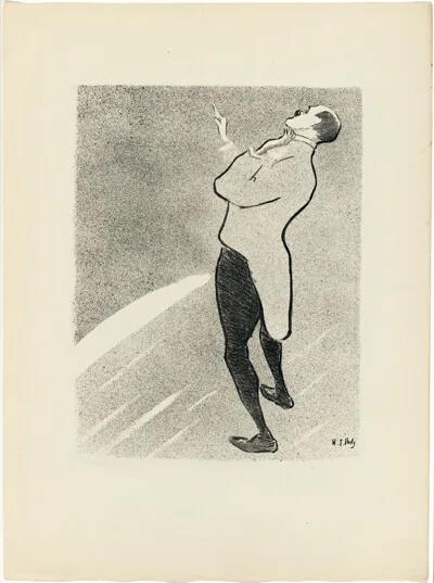 Henri Gabriel Ibels, Kam-Hill, from Le Café-Concert