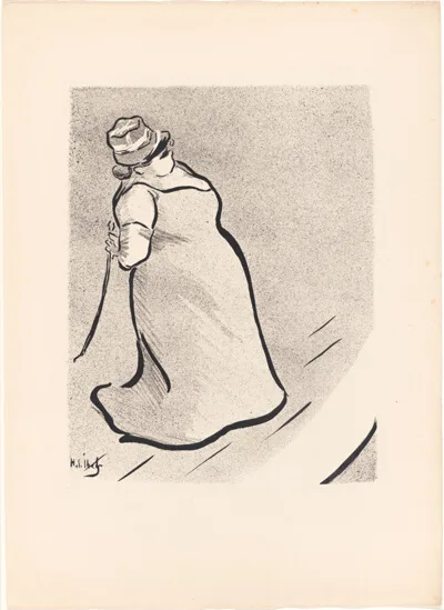 Henri Gabriel Ibels, Jeanne Bloch, from Le Café-Concert