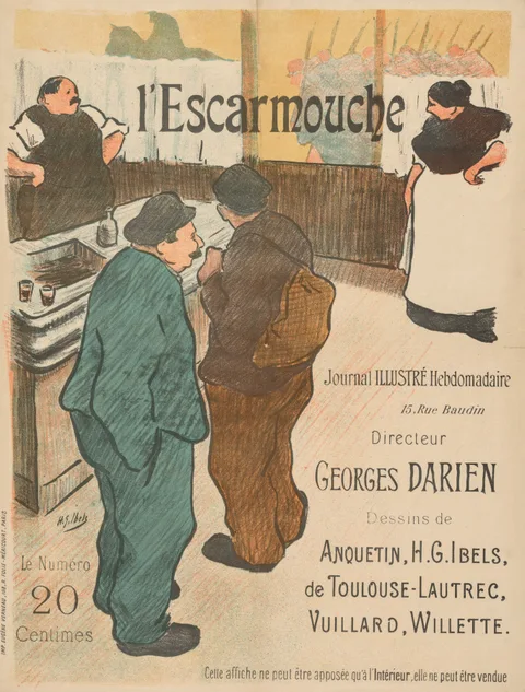 Henri Gabriel Ibels, Illustration for L'Escarmouche