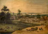 Jacob Grimmer, Village at the Scheldt