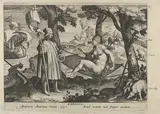 Theodoor Galle, Allegory of America, from New Inventions of Modern Times (Nova Reperta), plate 1 of 19