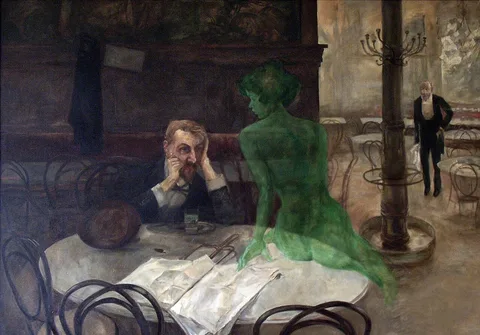 Viktor Oliva, The Absinthe Drinker