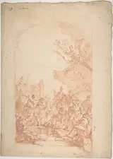Carlo Carlone, The Decapitation of a Male Saint