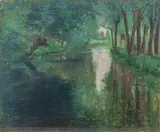 John Leslie Breck, Wooded Stream