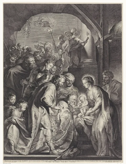 Lucas Vorsterman the Elder, The Adoration of the Magi
