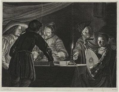 Lucas Vorsterman the Elder, Backgammon Players
