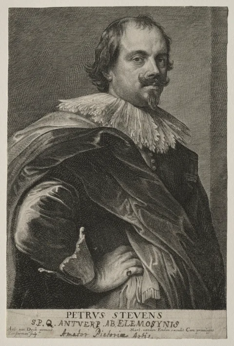 Lucas Vorsterman the Elder, Portrait of Peter Stevens
