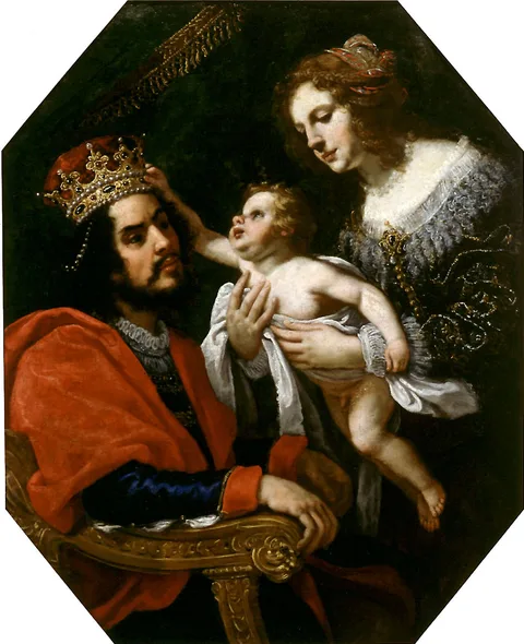 Jacopo Vignali, Pharao's daughter presents Moses