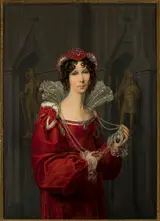 Friedrich Bury, Portrait of Princess Wilhelmine of Prussia.
