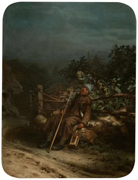 Quido Mánes, A Sleeping Watchman (Young Watchman)