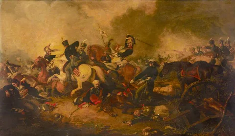 Abraham Cooper, Marshal Blucher at the Battle of Ligny, 16 June 1815