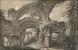 Charles-Michel-Ange Challe, Arches of the Larger Baths at Hadrian's Villa
