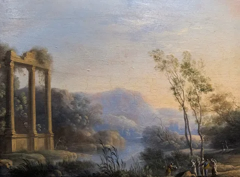 Pierre Patel, Pierre Patel - Paysage avec Moïse sauvé des eaux
