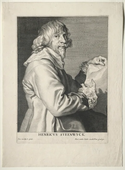 Paulus Pontius, Portrait of Henri van Steenwyck