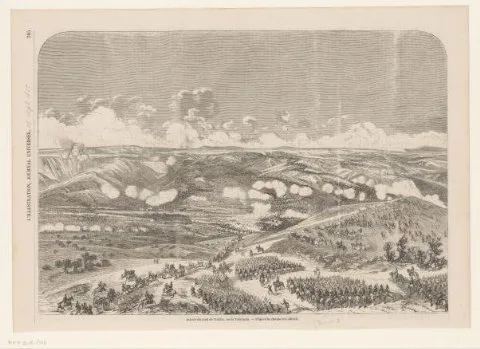 Jules Worms, Bataille du pont de Traktir, sur la Tchernaïa