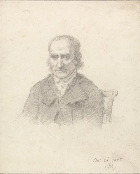 George Dance the Younger, Portrait of a Man, October 24, 1805