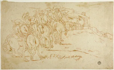 Hendrik Verschuring, Cavalry Escorting Coach