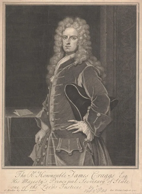 George Vertue, James Craggs, the Younger