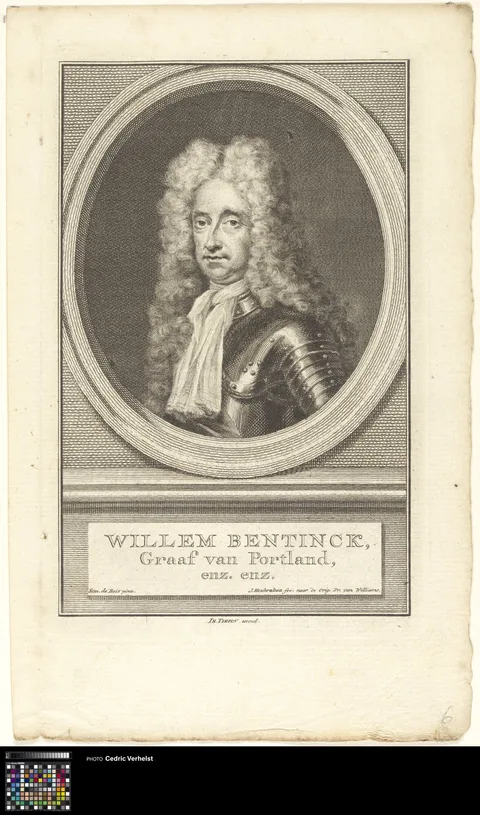 Isaak Tirion, Portrait of Willem Bentinck