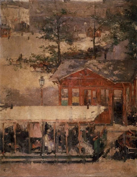 Frantz Charlet, The Place Rogier in Brussels