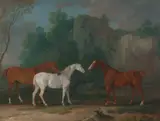 Sawrey Gilpin, Three Hunters in a Rocky Landscape