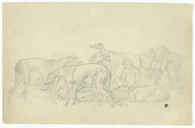 Sawrey Gilpin, Greyhounds and Their Keeper