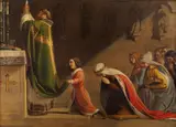 František Tkadlík, St Wenceslas and St Ludmila during the Mass