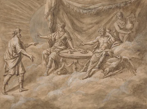 John Michael Rysbrack, A Scene on Mount Olympus